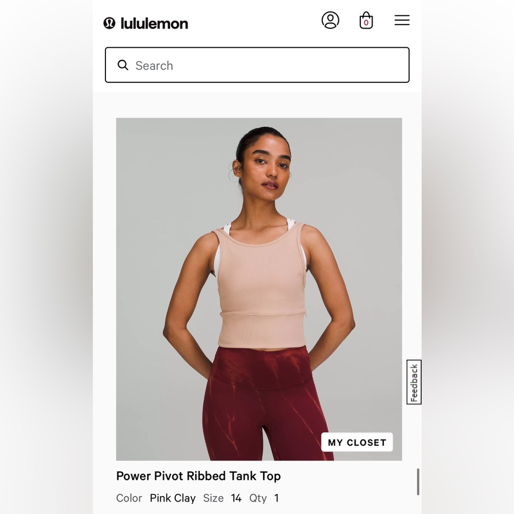 Lululemon sports bra used bundle  sz 14